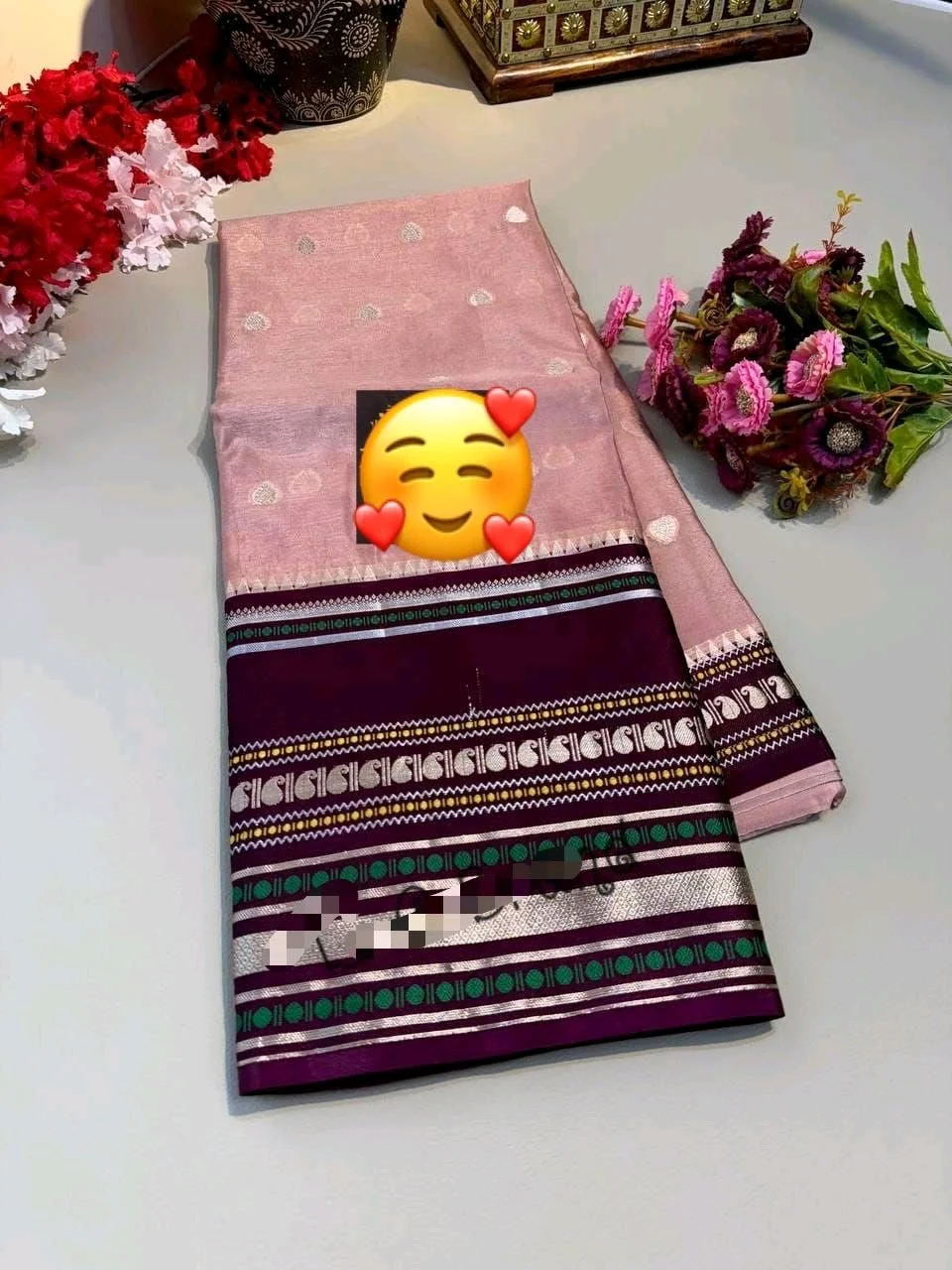 Banarasi Warm Silk Saree thumbnail 1