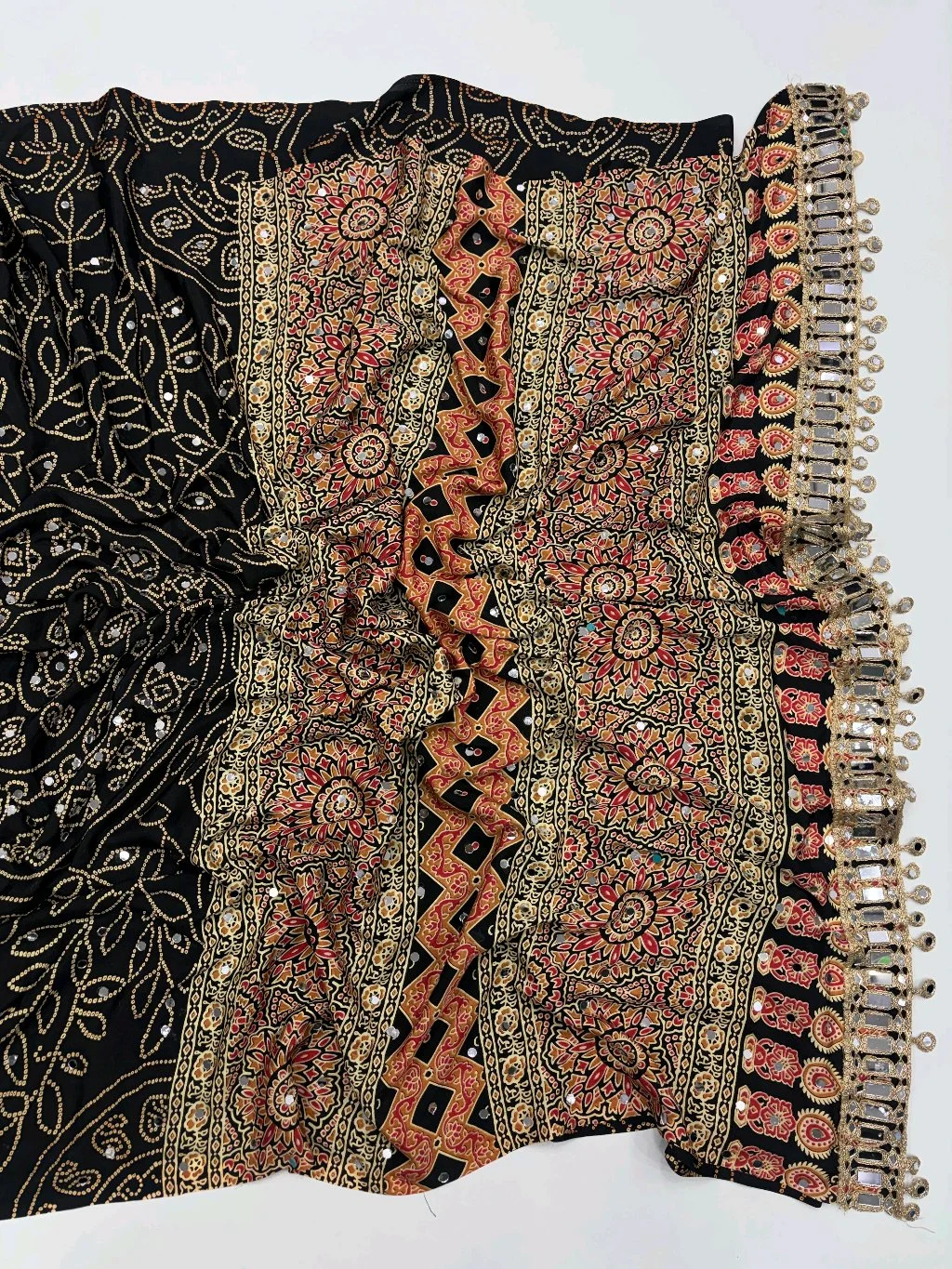 Pure Arjakh Satin Saree thumbnail 2