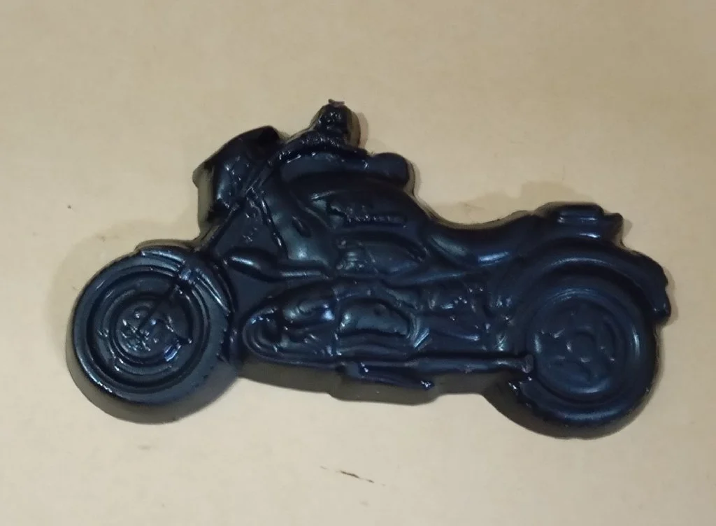 Motorcycle Shaped Dark Chocolate One Piece