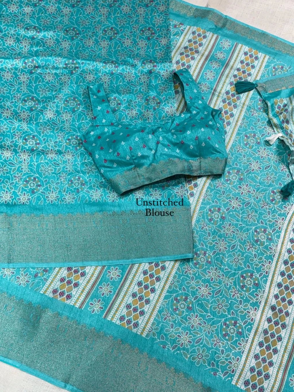 AJRAKH FLORAL JAL PRINTED 3
