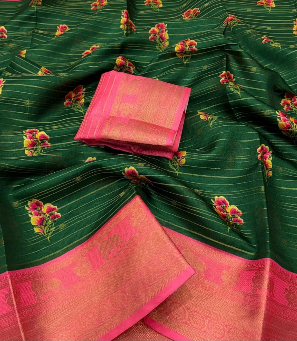 Mysore Silk Saree thumbnail 1