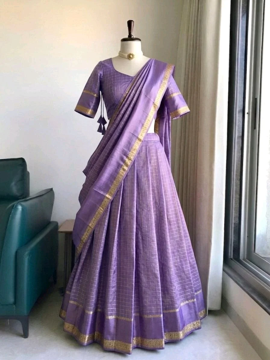 Pure Viscose Georgette Lehenga Choli Set