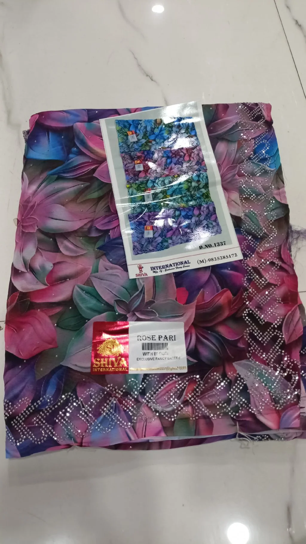 Rose Pari Floral Fancy Saree