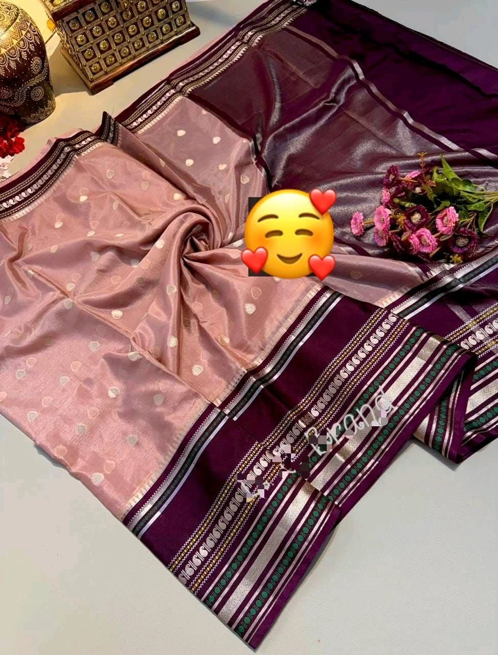 Banarasi Warm Silk Saree thumbnail 7