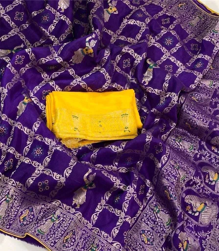 Dola Silk Weaving Saree 2