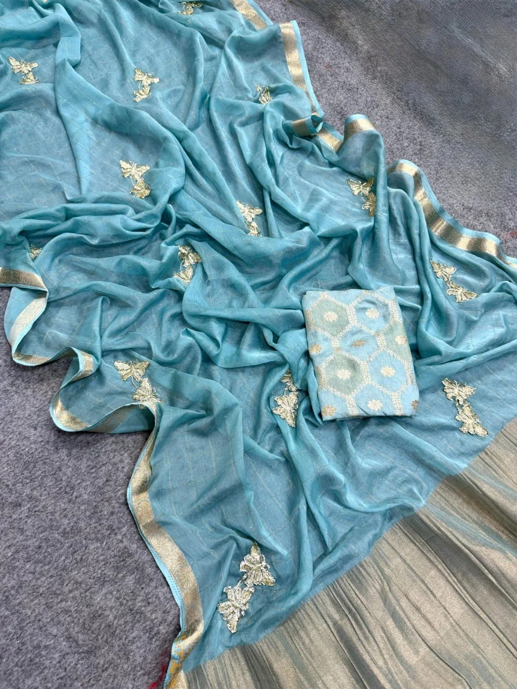 Viscose Georgette Sarees 6