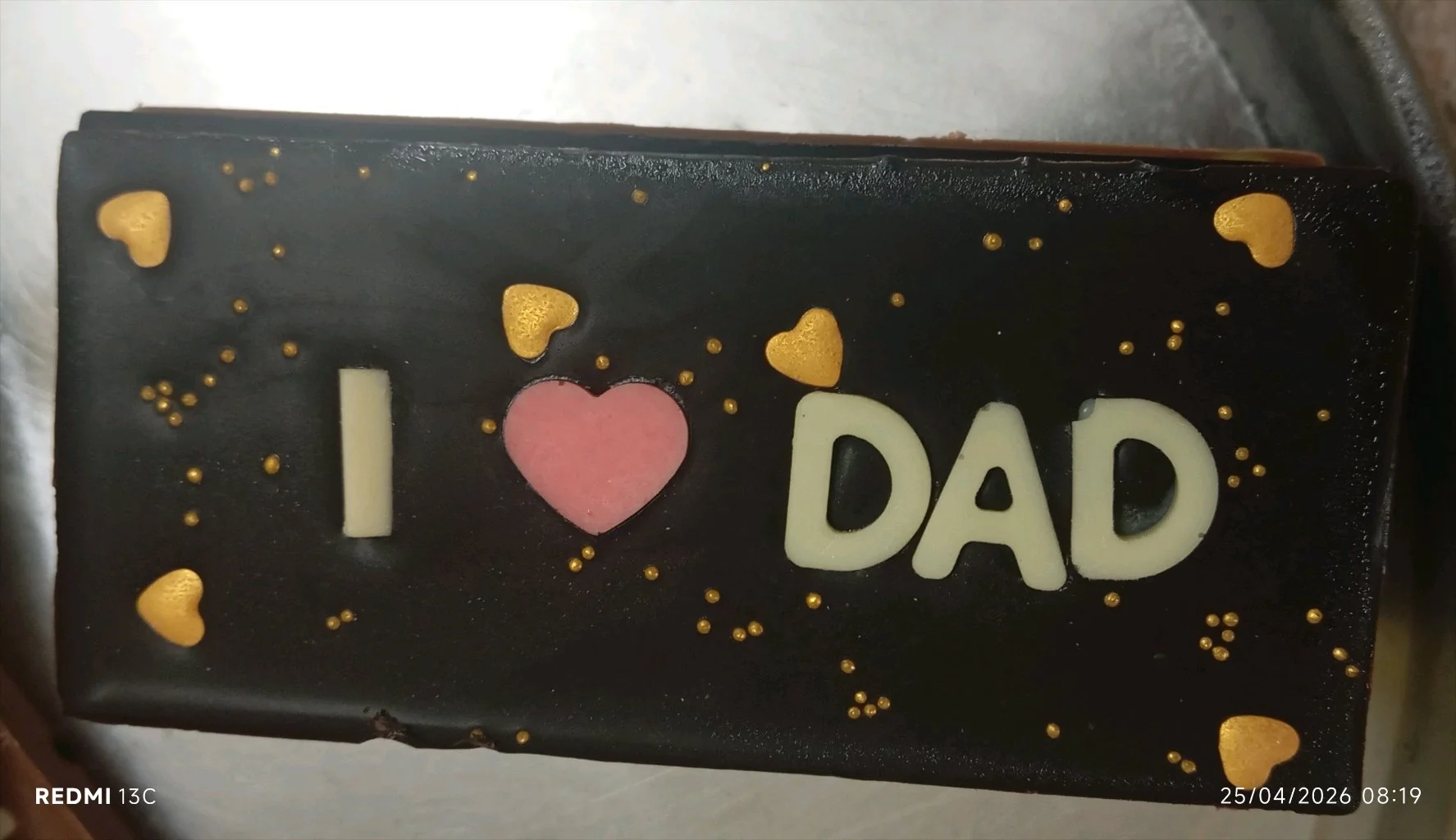 I Love Dad Chocolate Bar