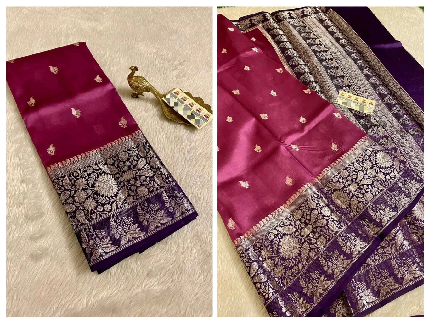 KATAN RAW MANGO SILK SAREES 5