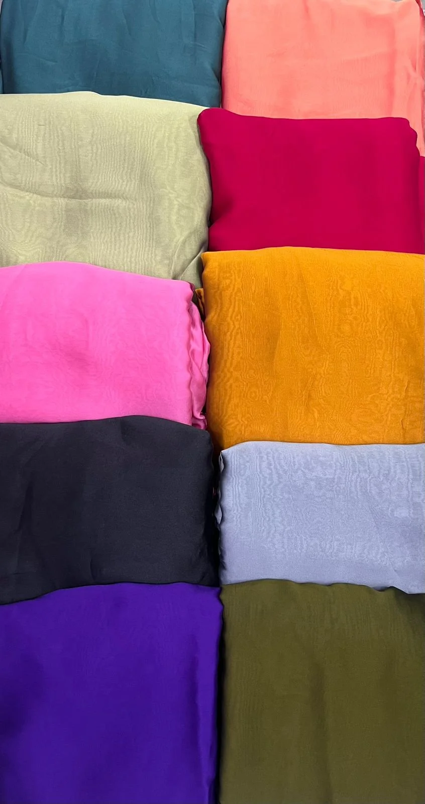 American Georgette Plain Color Fabric 1