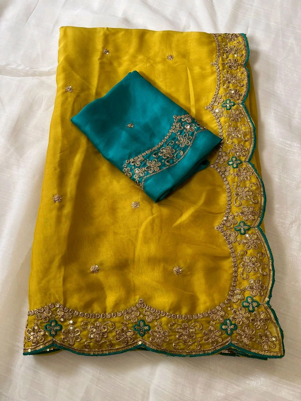 Heavy Rangoli Silk Saree 4