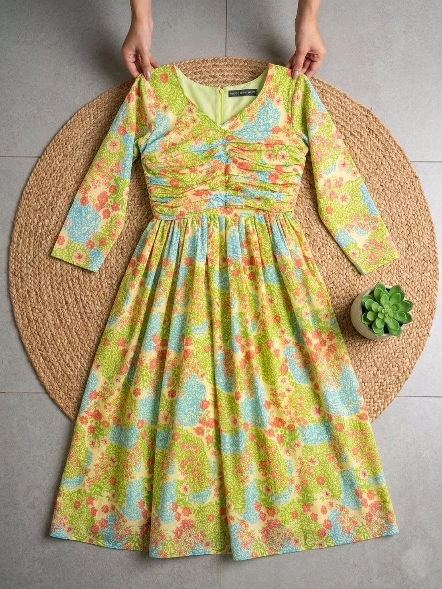 Floral Tiered Maxi Dresses 2
