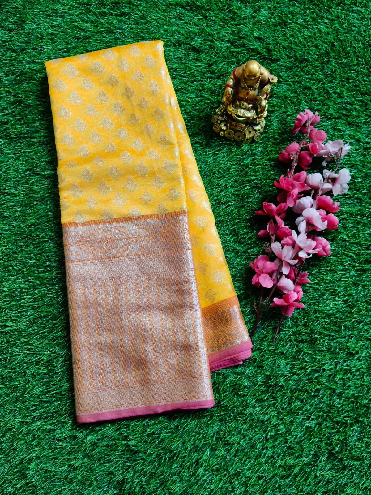 semi kanjivaram pattu saree
