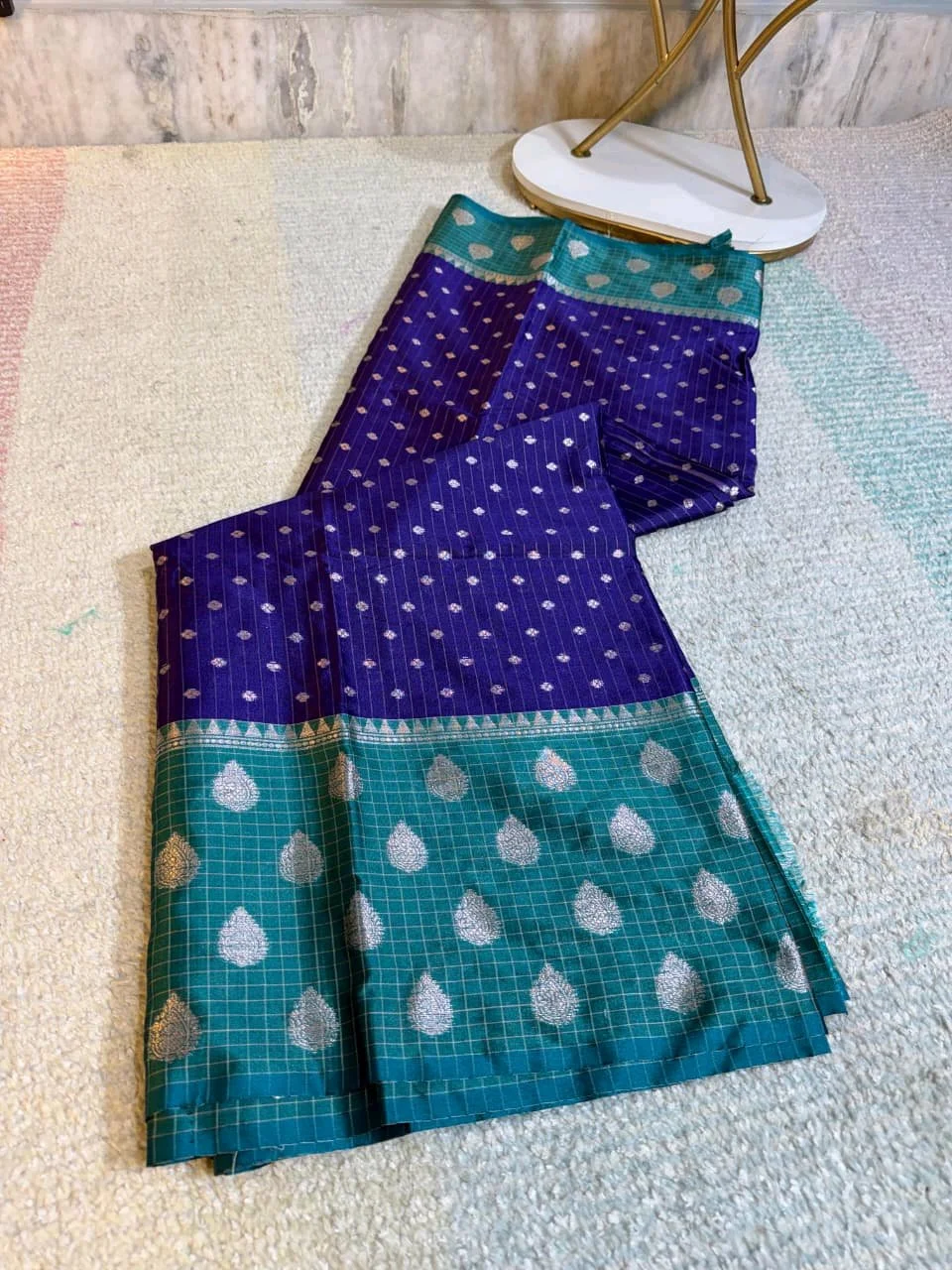 Kanchi Pattu Soft Banarasi Saree thumbnail 3