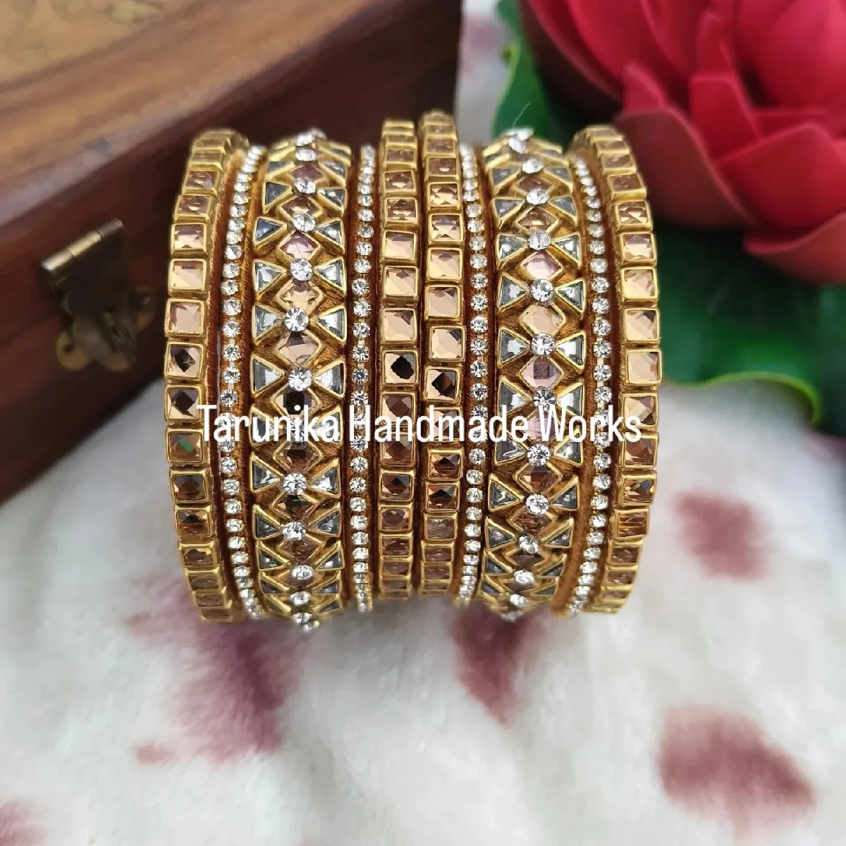 Silk thread bangles 1