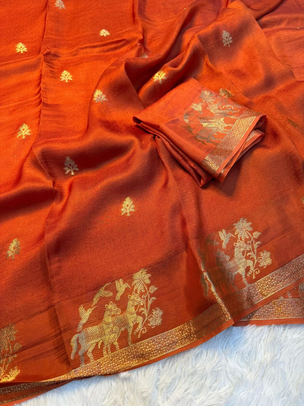 Pure VISCOSE Kadhi silk Horse 6