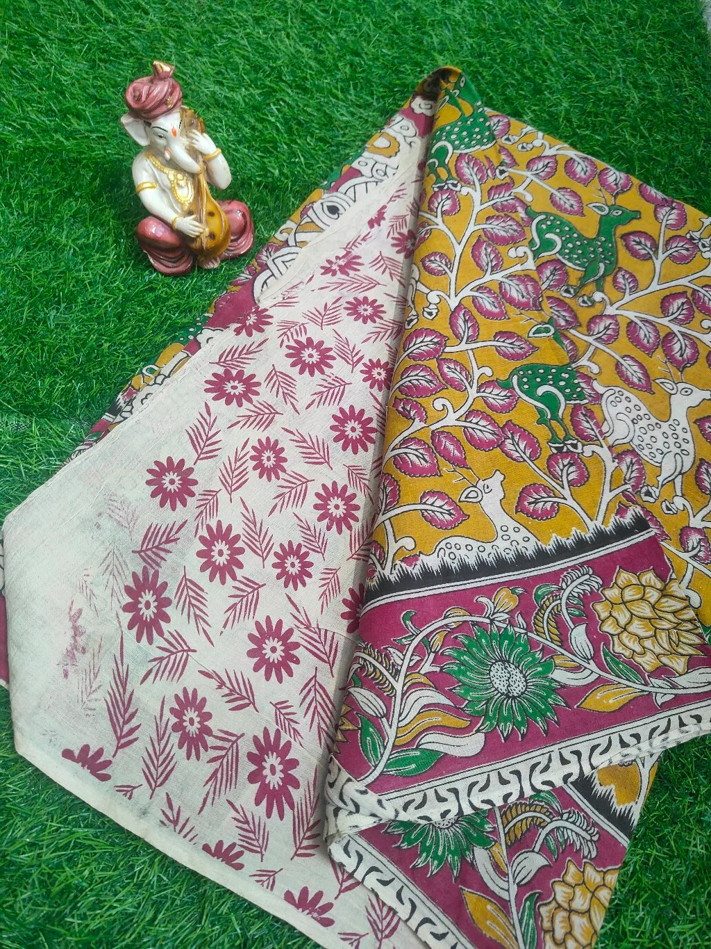 Kalamkari Cotton Saree 2