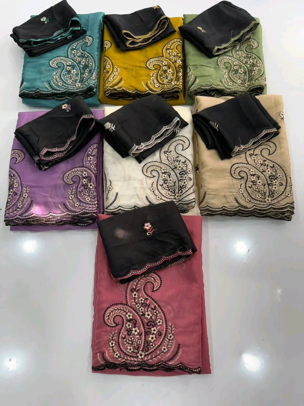 Embroidered Georgette Sarees 1