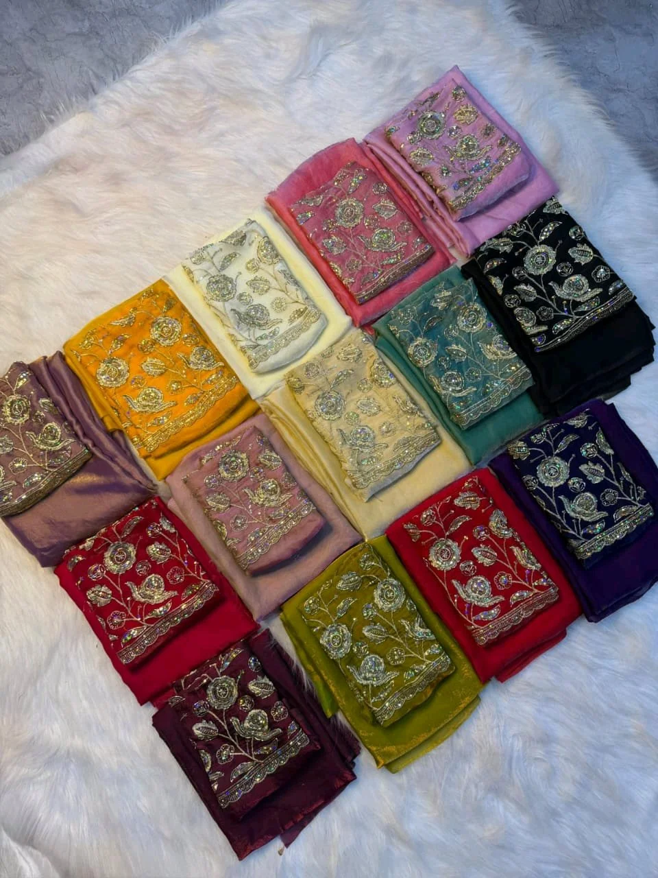 Two Tone Space Silk Fabric 1