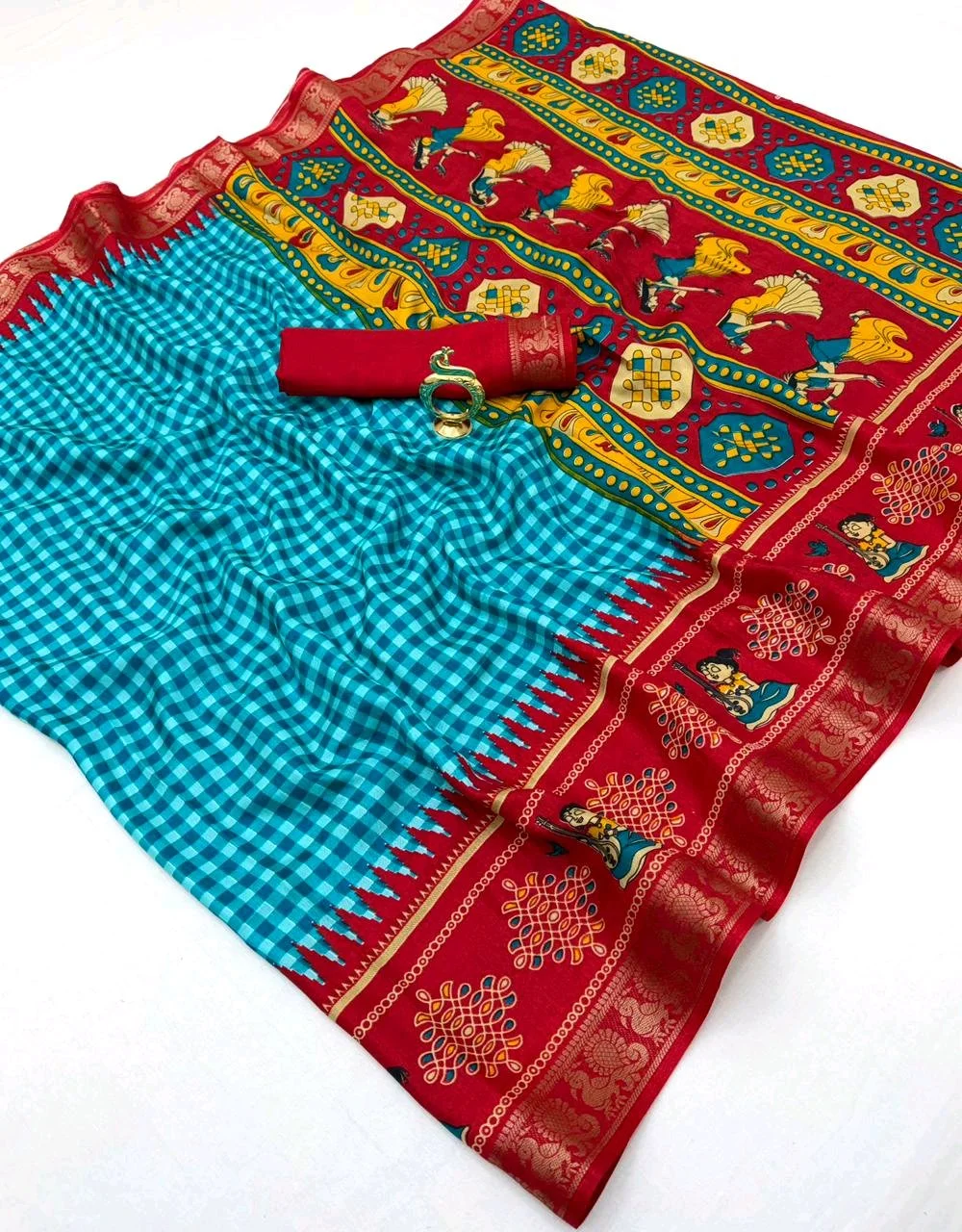 Heavy Dola Sarees thumbnail 2