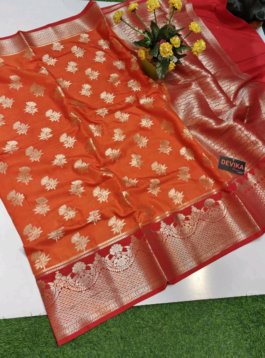 Pure Banarasi Viscose Georgette  Saree 8