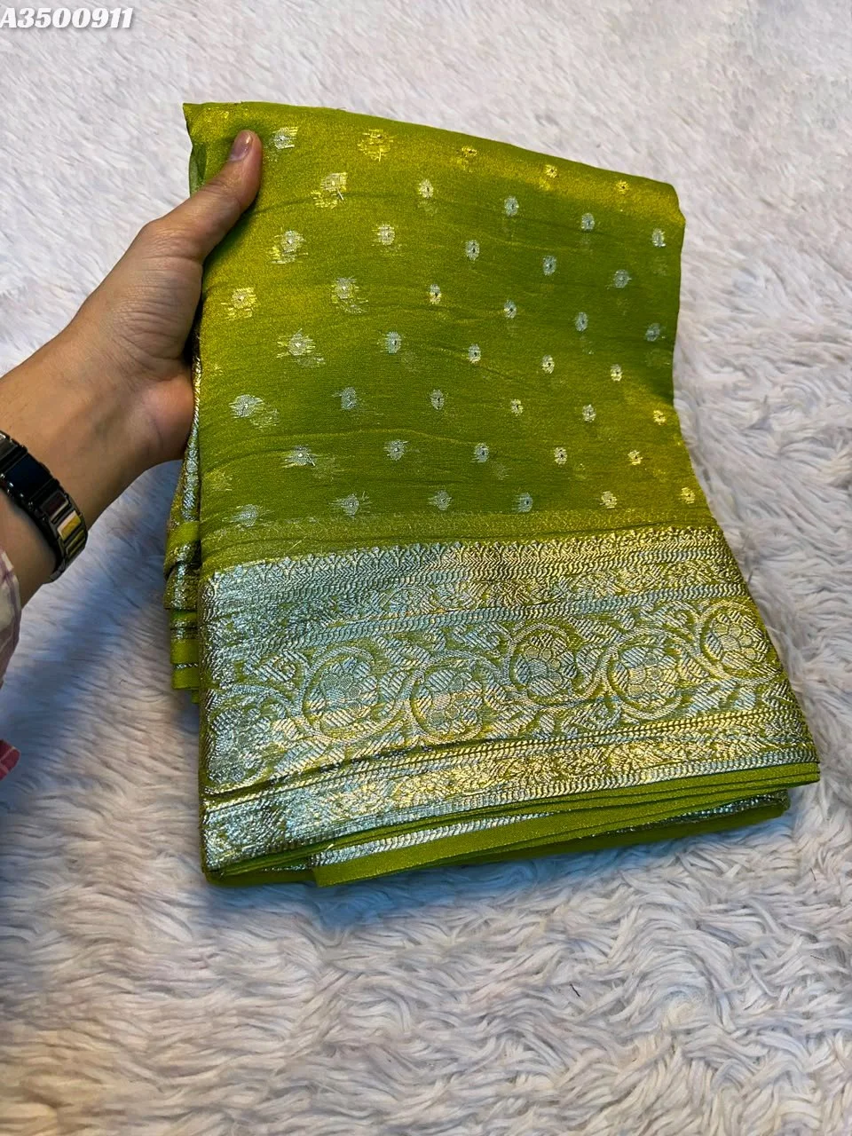 Tissue Viscose Silk Buttisaree Running Blouse