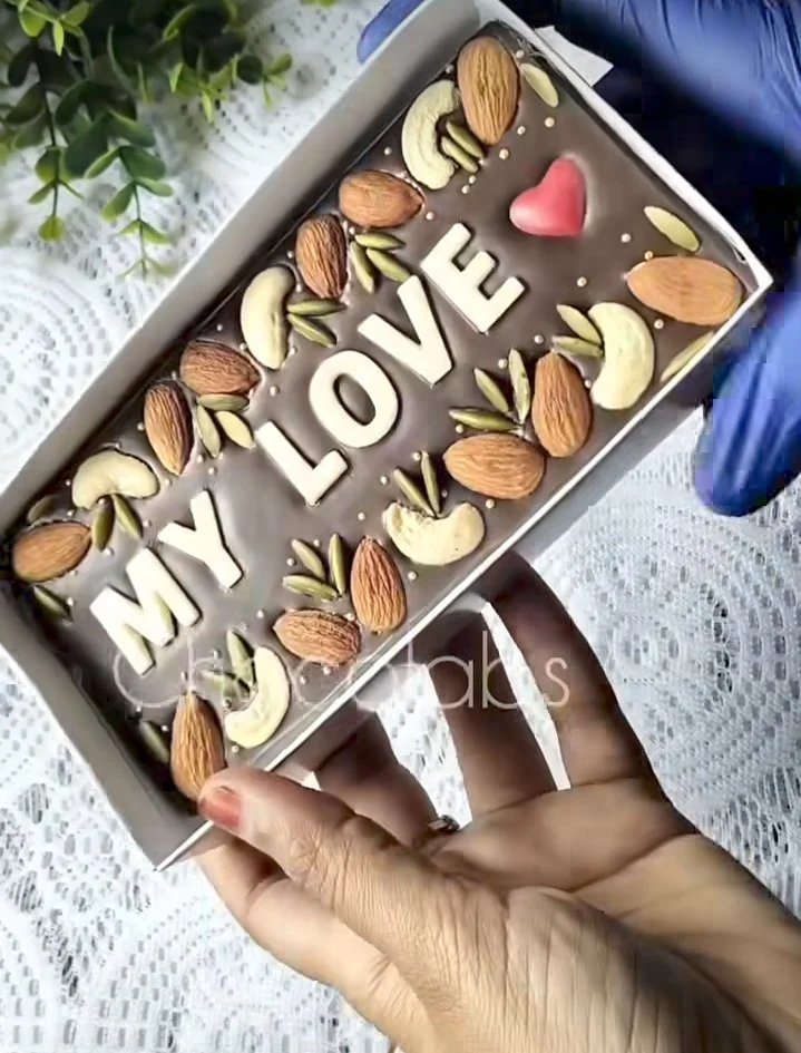 My Love Dry Fruit Chocolate Bar One Piece