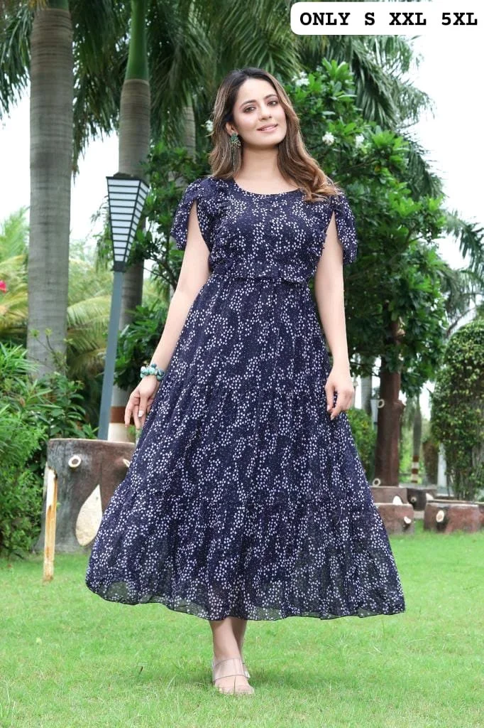Floral Printed Maxi Dresses thumbnail 7