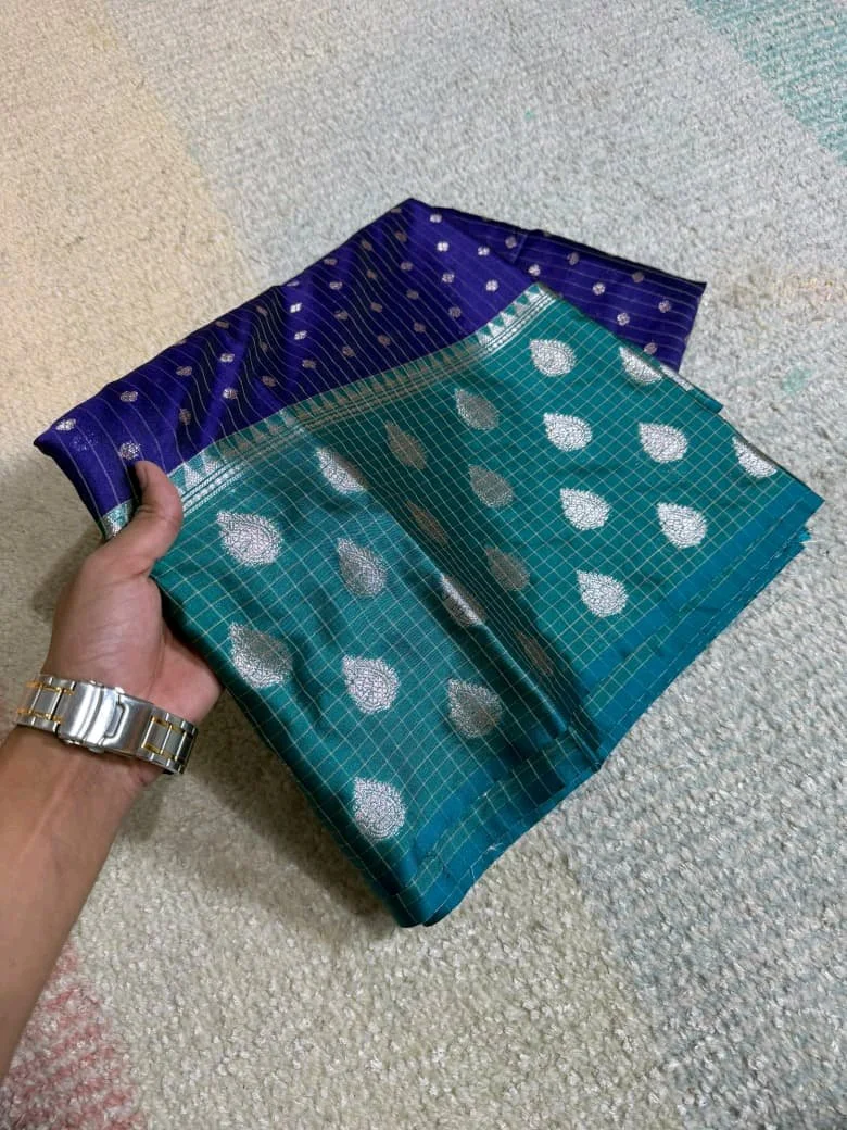 Kanchi Pattu Soft Banarasi Saree thumbnail 2