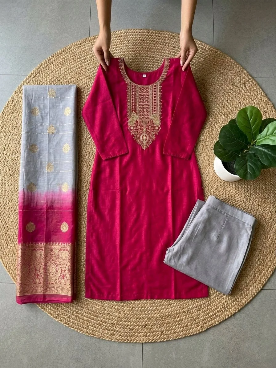 Manvi Kurta Set with Dupatta 1