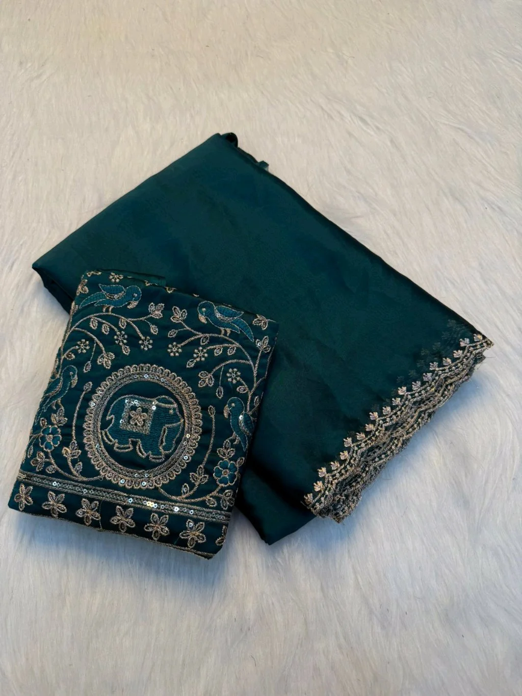 Soft Rangoli Silk Saree thumbnail 2