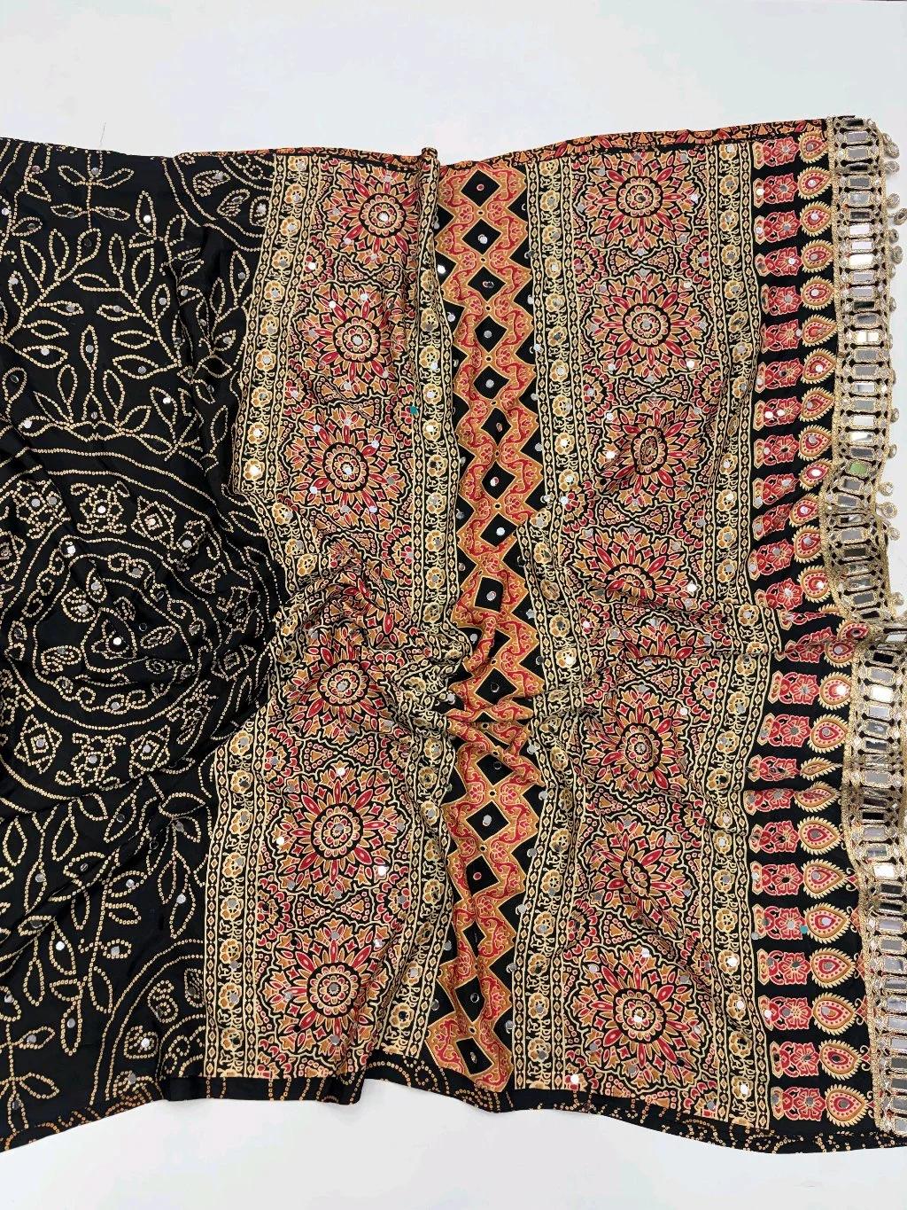 Pure Arjakh Satin Saree thumbnail 9