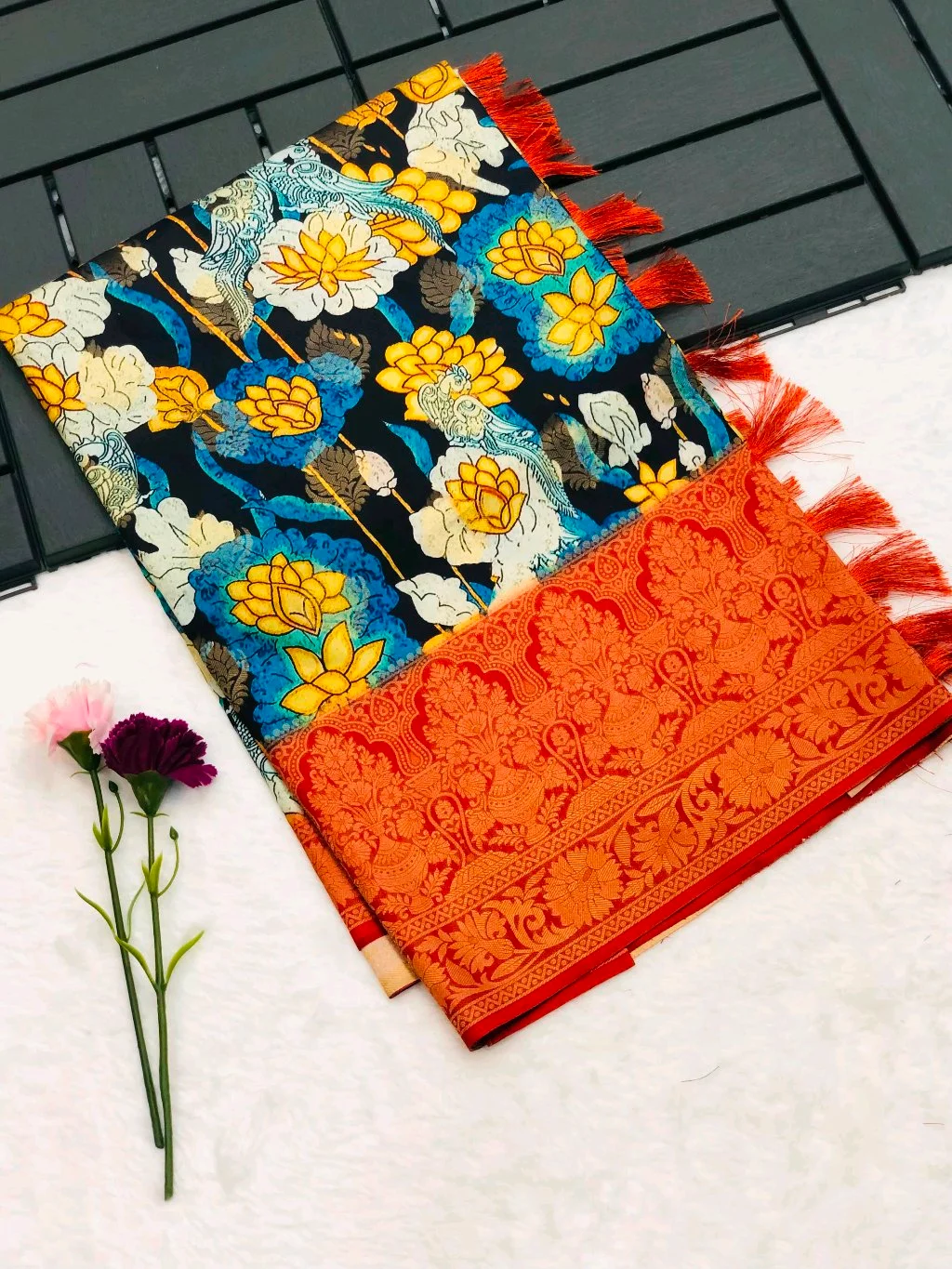 Soft Banarasi Silk Saree 3