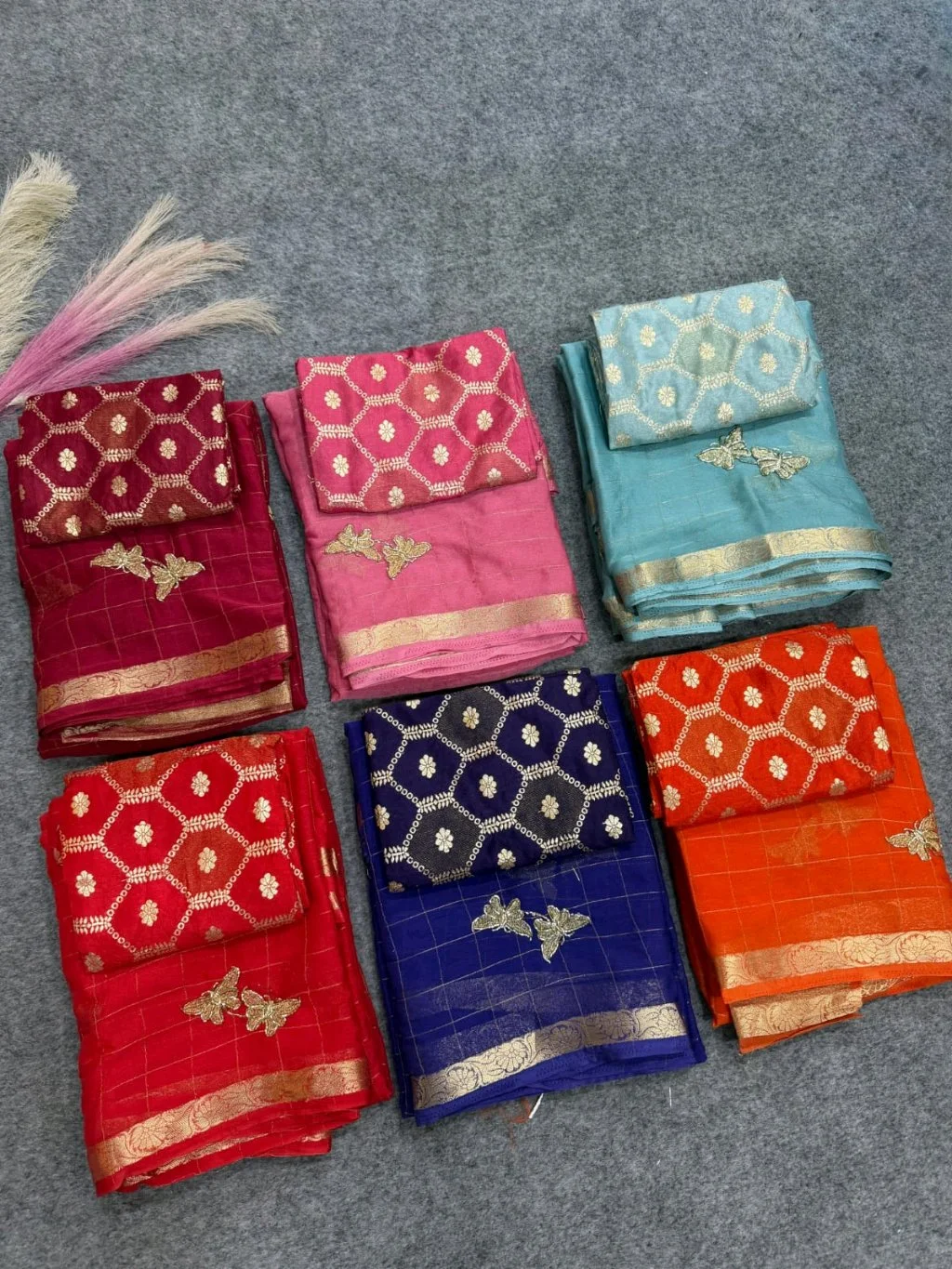 Viscose Georgette Sarees 1