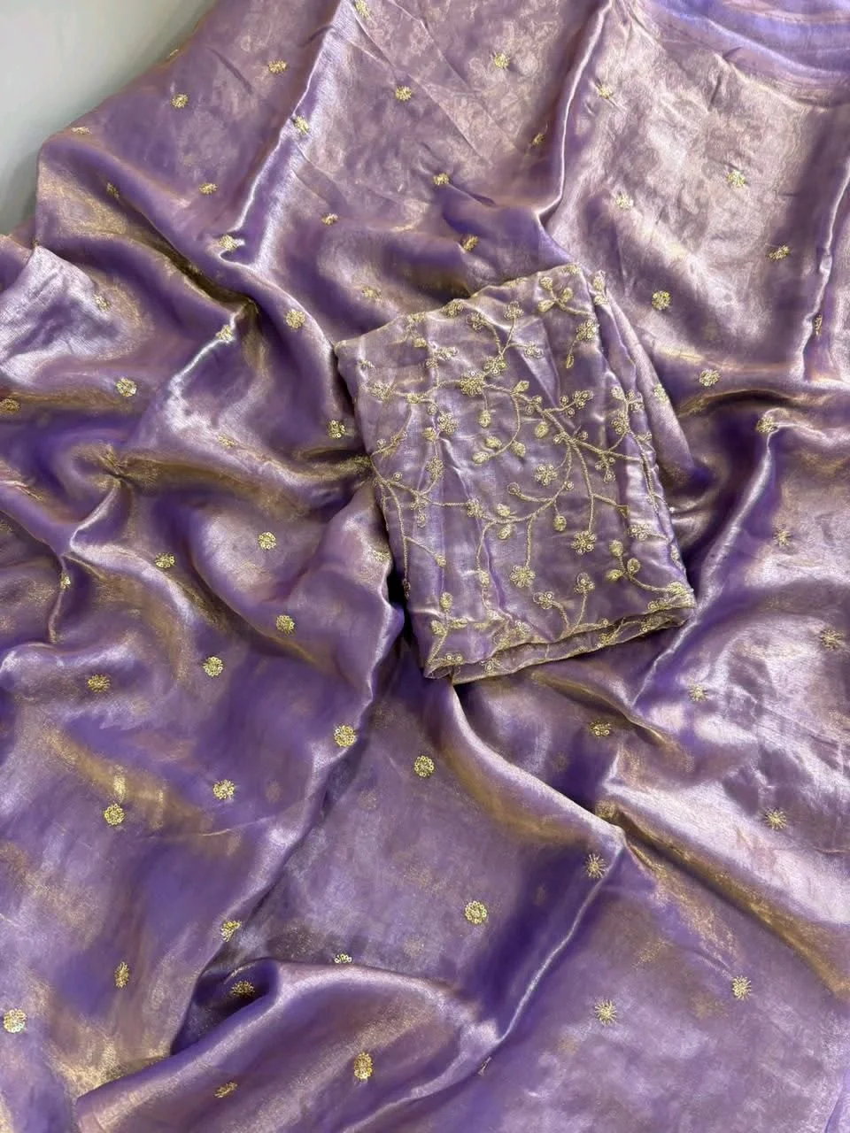 Space Satin Saree 1