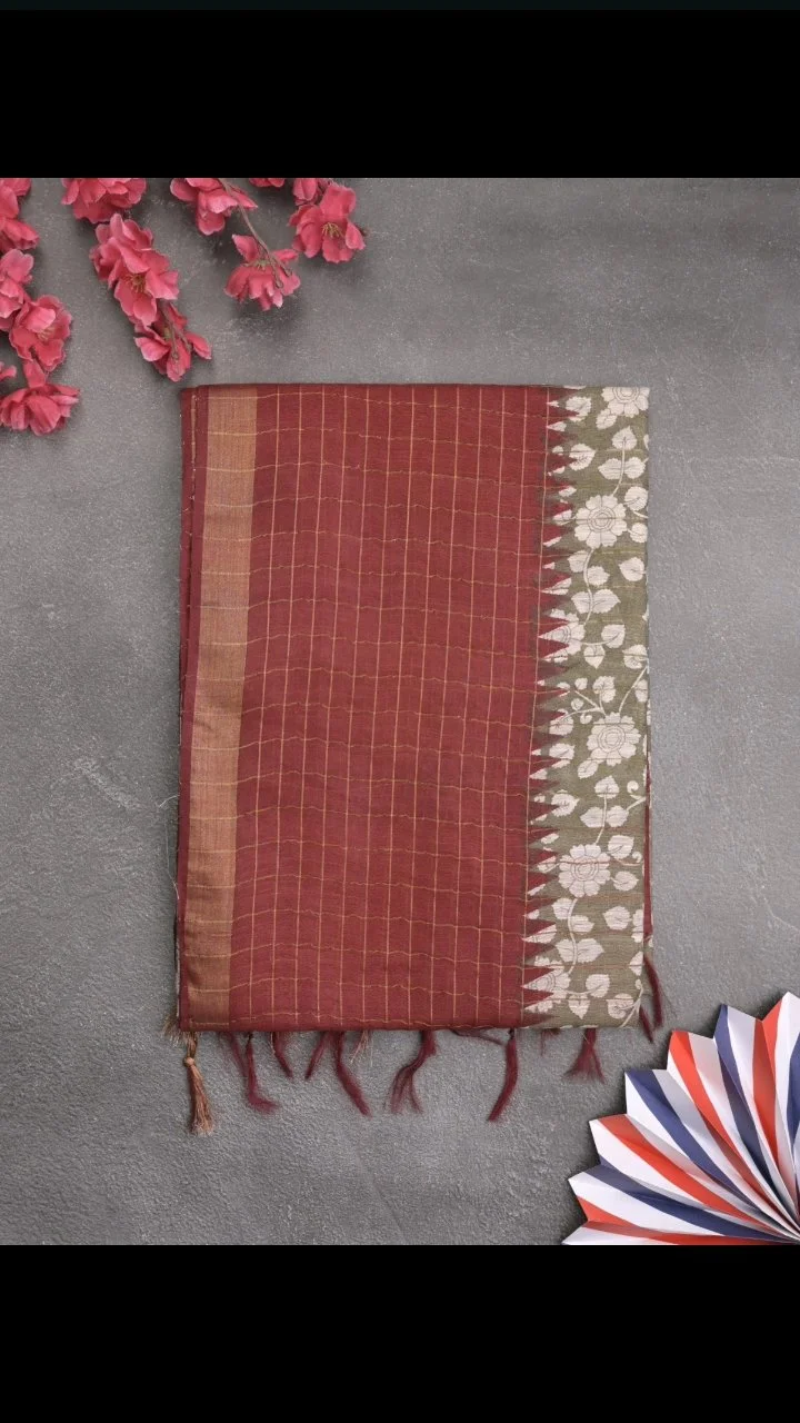 Tussur Fancy sarees 6