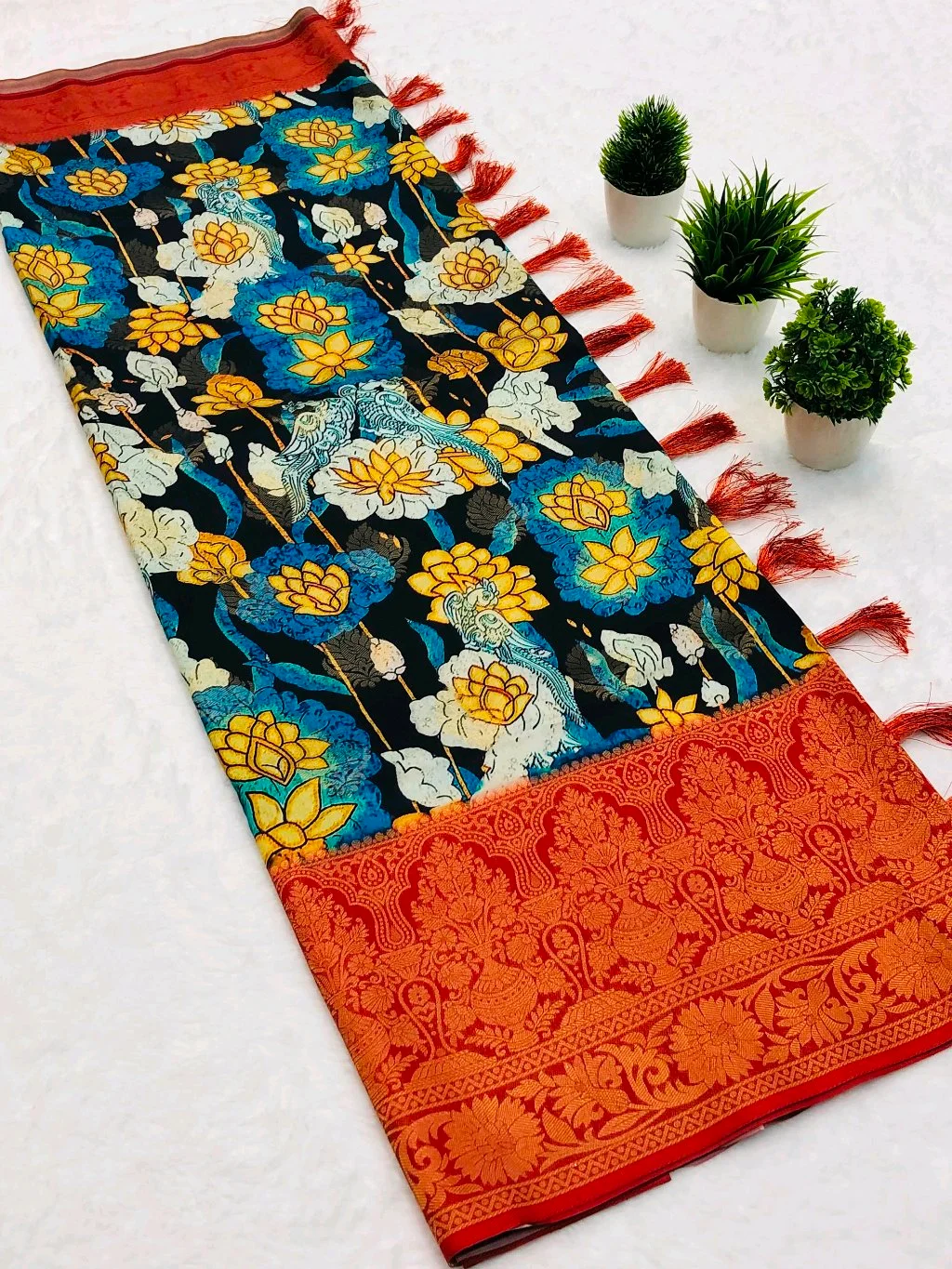 Soft Banarasi Silk Saree 4