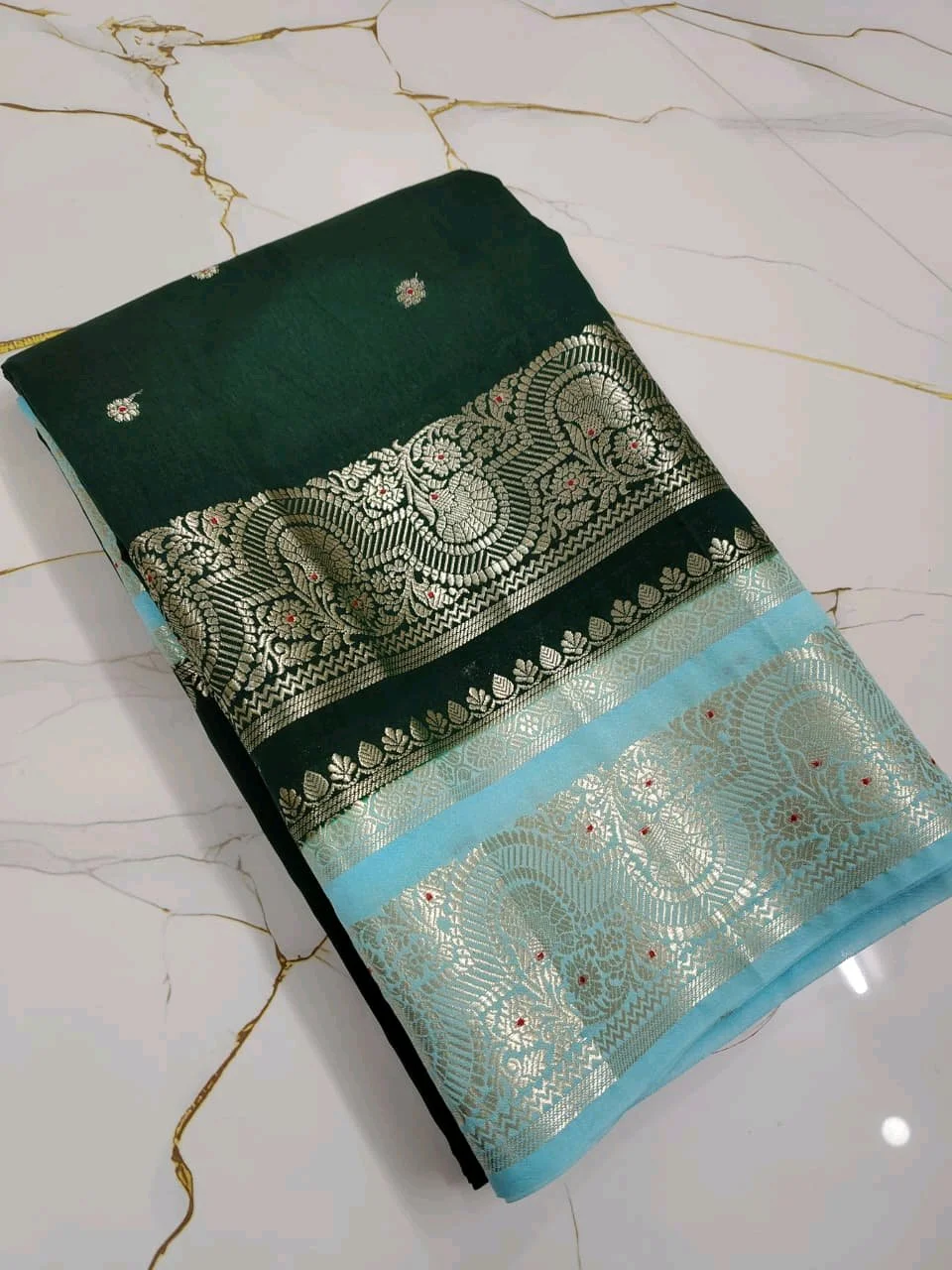 Katan Raw Mango Bananas Sarees thumbnail 3