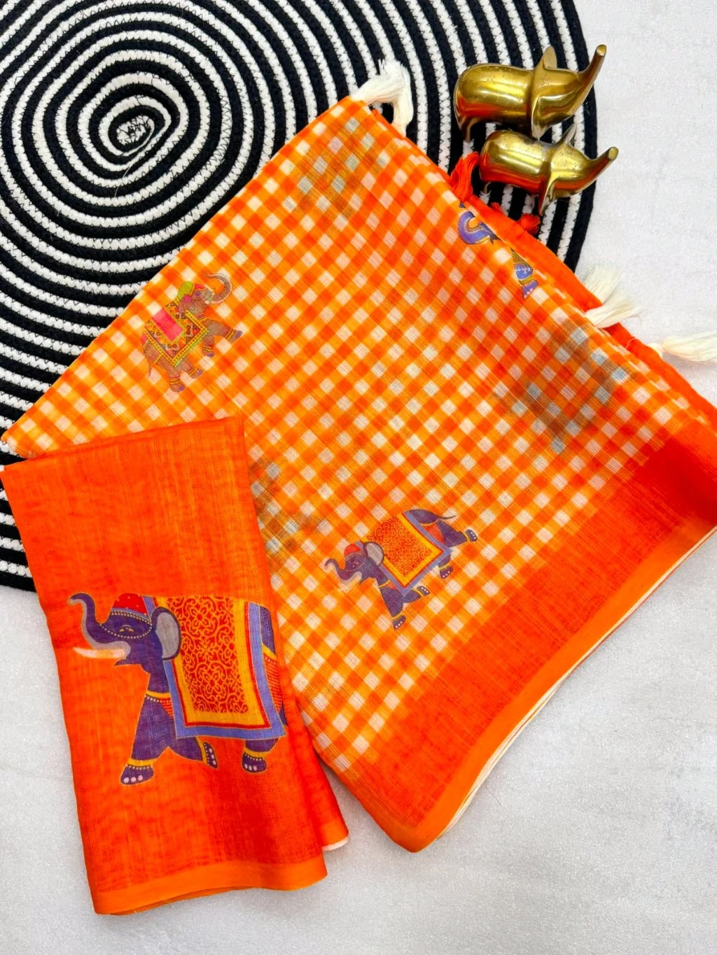 Sift Linen Cotton Sarees thumbnail 3