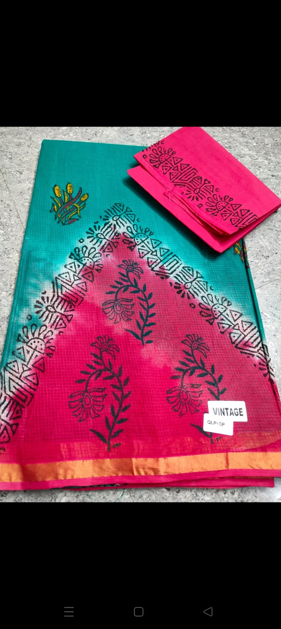 Kota Cotton Sarees In Batic Designs And Kalamkari Designs 4