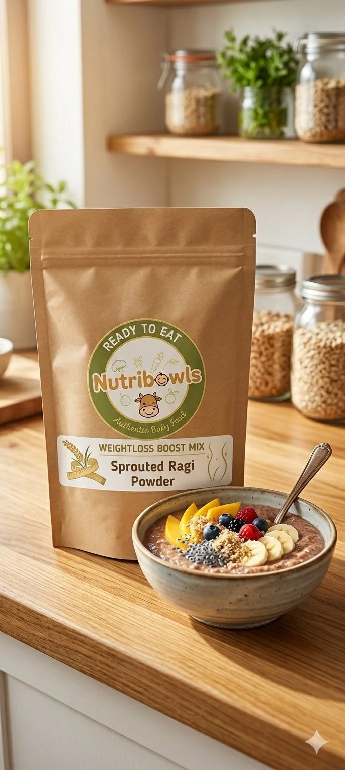 Nutribowls Weightloss Boost Mix Sprouted Ragi Powder