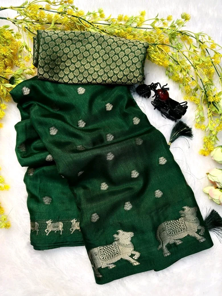 Soft Dola Silk Saree 3
