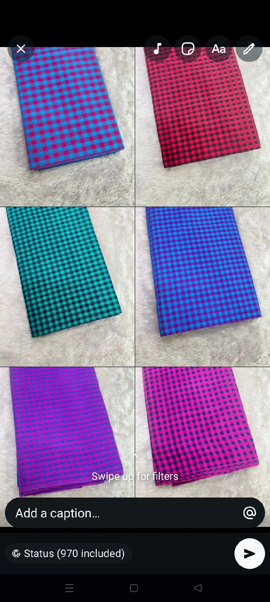 Checked Cotton Fabric thumbnail 1