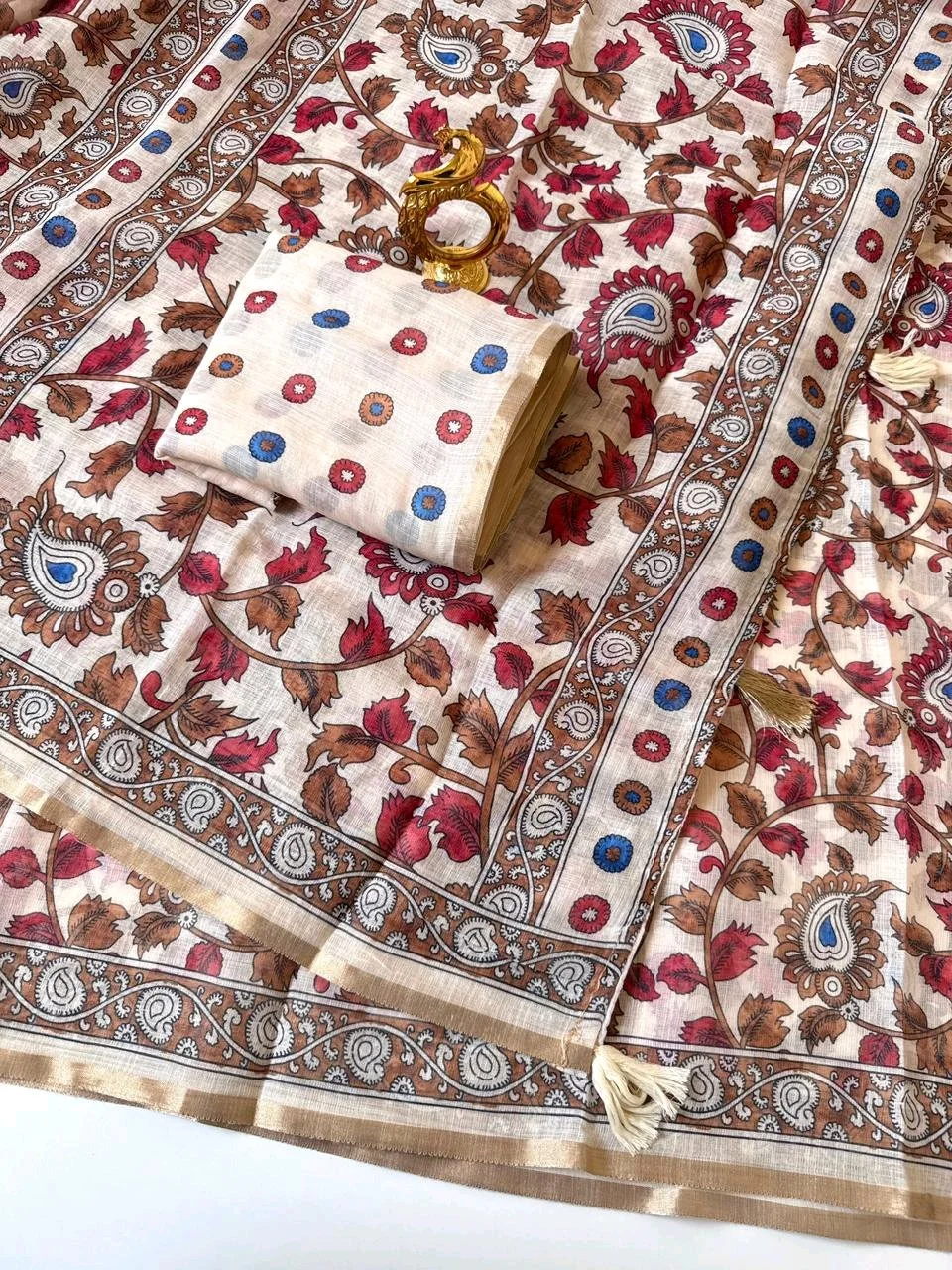 Lenin Cotton Saree thumbnail 4