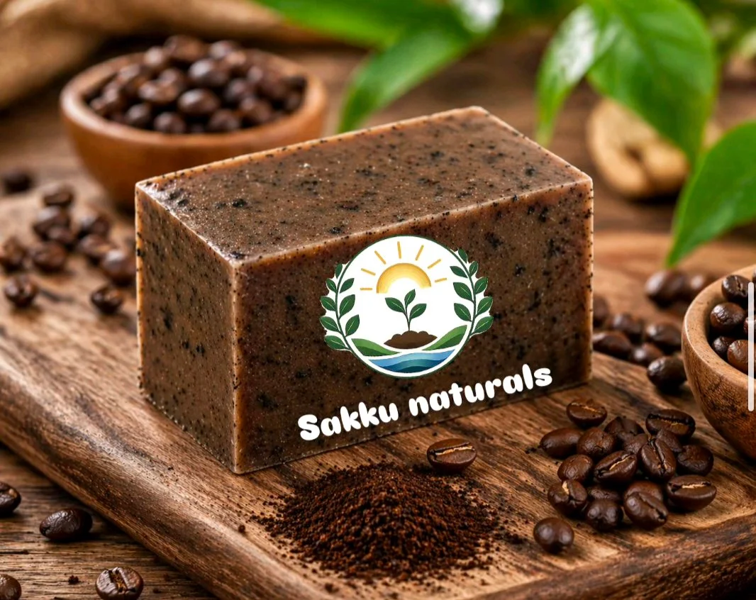 Sakku Naturals Coffee Scrub Soap Bar