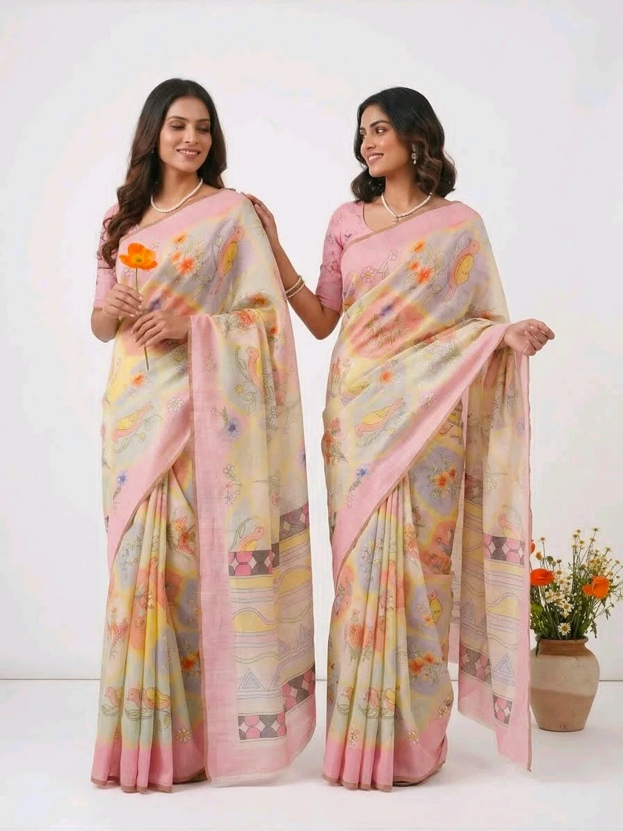 Tissue Saree thumbnail 5