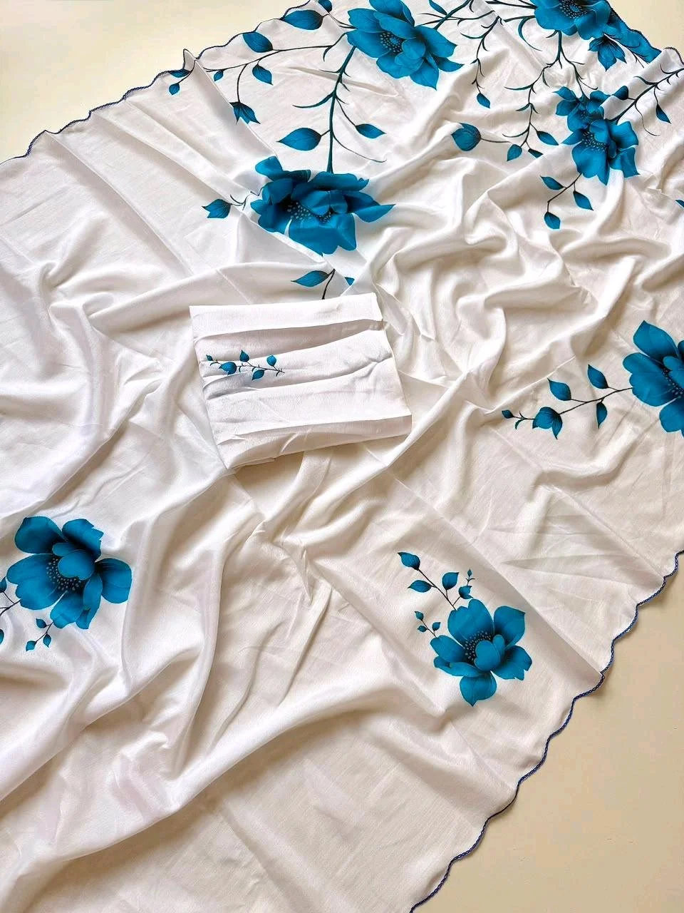 Soft Shinon Fabric Saree 2
