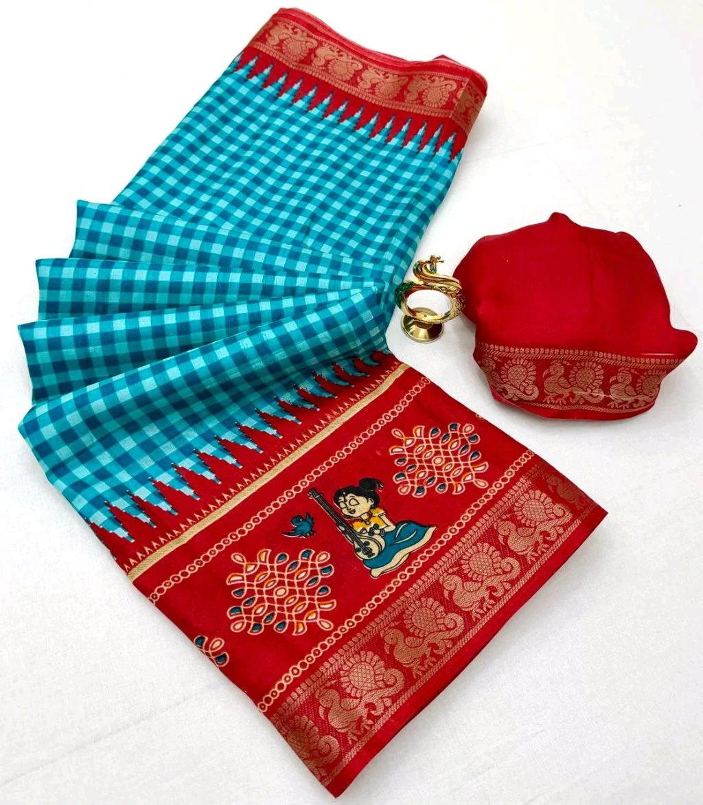 Heavy Dola Sarees thumbnail 1