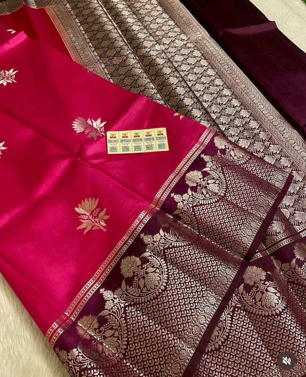 Katan Raw Mango Silk Saree 5