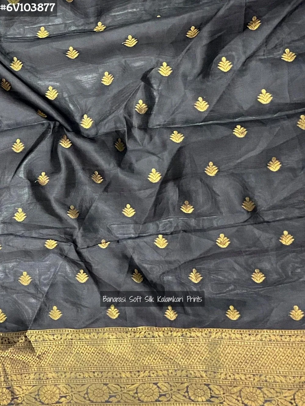 ® Launching Banarasi Soft Silk Saree with Temple Border concept #6V103877Fabric : Our festive collections in Beautiful Kalamkari printed chex zari border Banarasi Silk saree are bringing light to your home,trust me the fabric are soft and flowy and the colors are awestruck,enjoy the festive season with pretty elegant It is soft, silky and flowy and premium, super budget friendlyPairs with woven designer blouse with woven border Wow Price @ 1800 Free Ship We Promise PQR Price Quality and RangeNote : color may vary slightly due to photography and display strictly no exchange or return for color variations unpacking video must for any sort of complaint 5