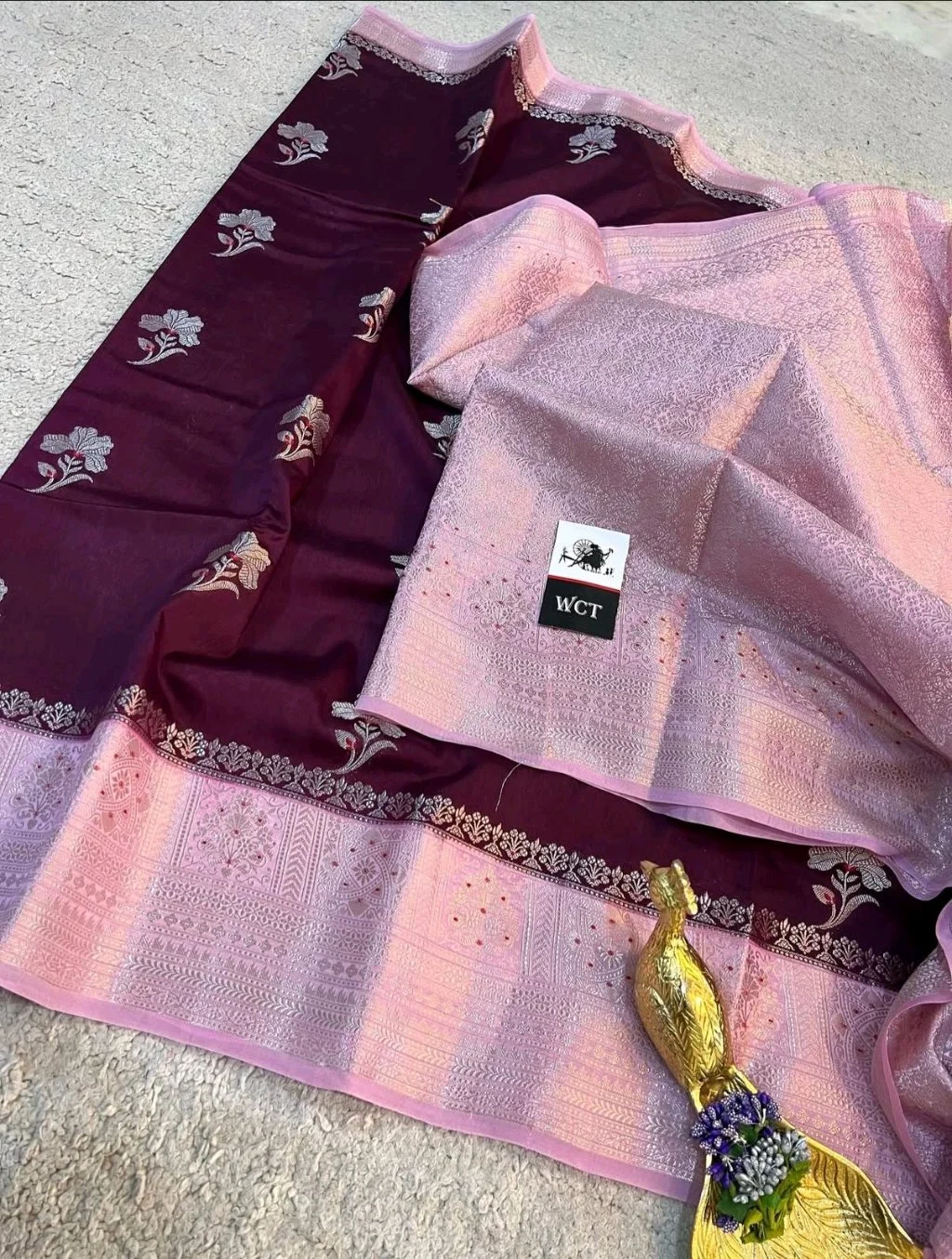 Banarasi Semi Katan Saree 9